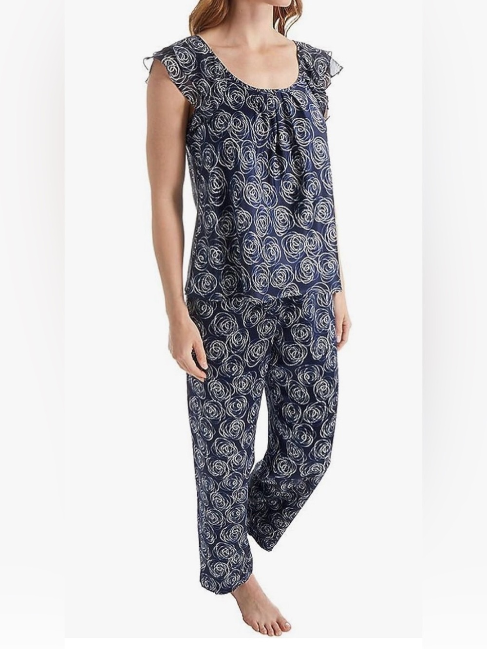Oscar de la renta silky pajama set
